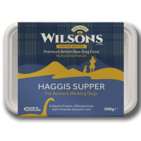 Wilsons Haggis Supper Limited Edition Complementary Raw Frozen Dog Food 500g
